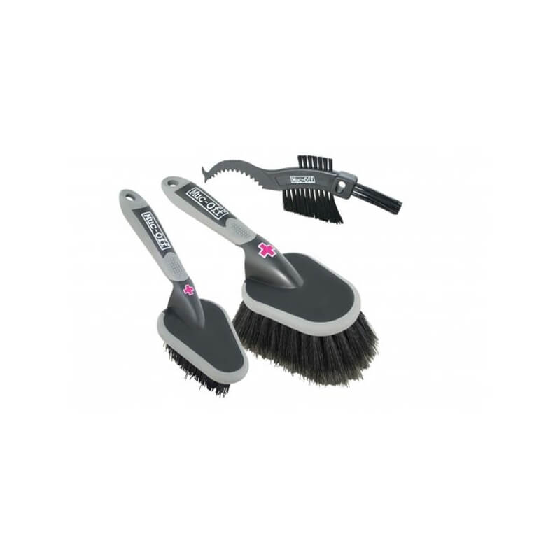 3 delni set ščetk za čiščenje kolesa MUC-OFF