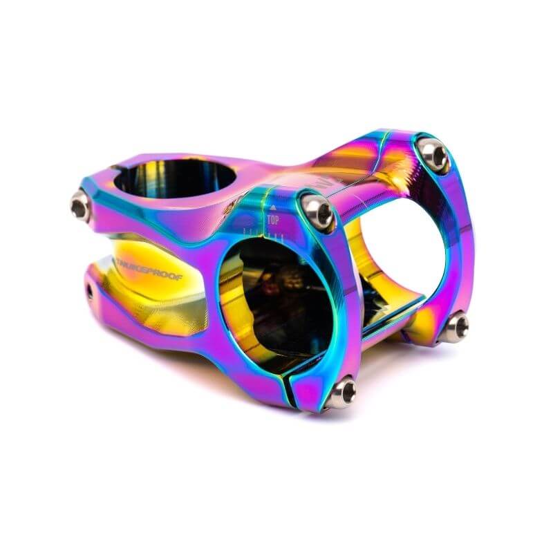 Krmilna opora NUKEPROOF Sam Hill Horizon 31.8mm Rainbow Oilslick