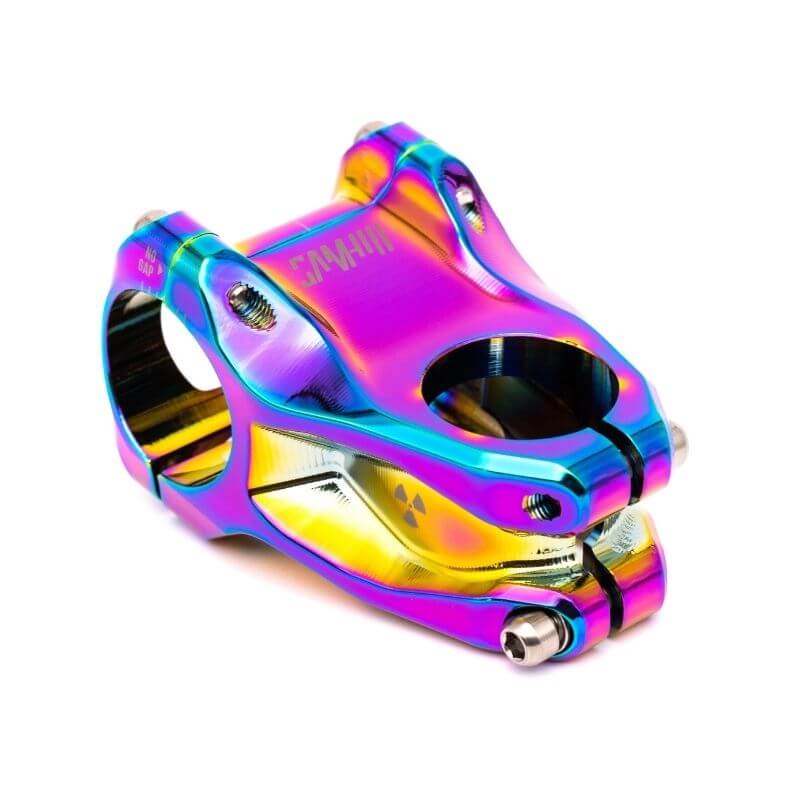 Krmilna opora NUKEPROOF Sam Hill Horizon 31.8mm Rainbow Oilslick