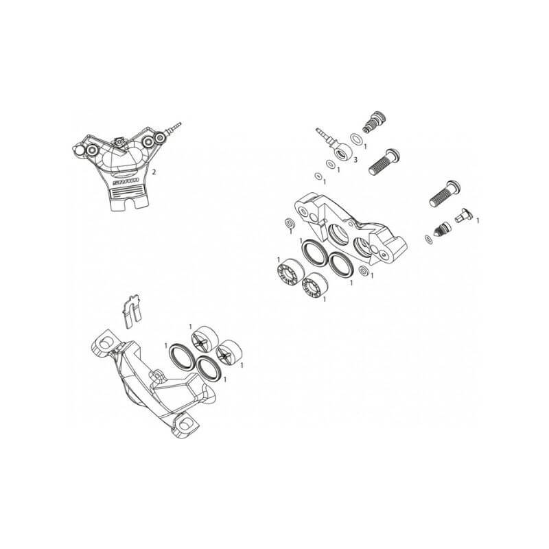 Servisni set čeljusti SRAM Code RSC/Code R 2016+