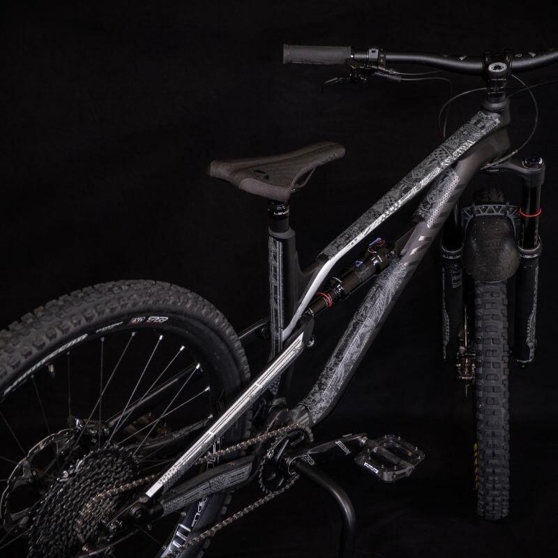 Zaščitne nalepke okvirja RIESEL Tape 3000 ILLUMINATI Grey