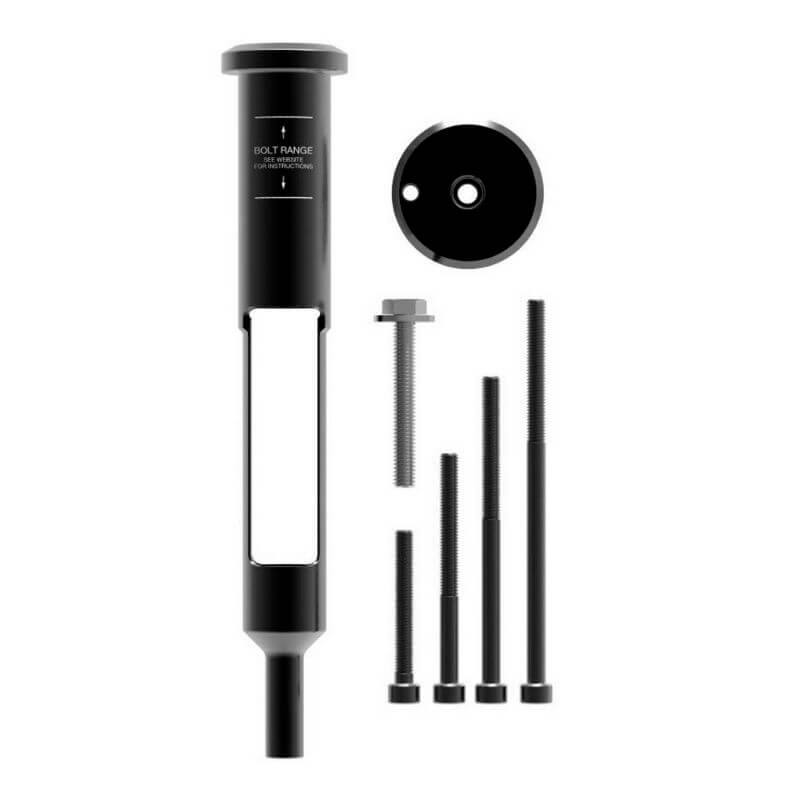 Adapter za orodje ONEUP EDC V2 Threadless Carrier BLACK