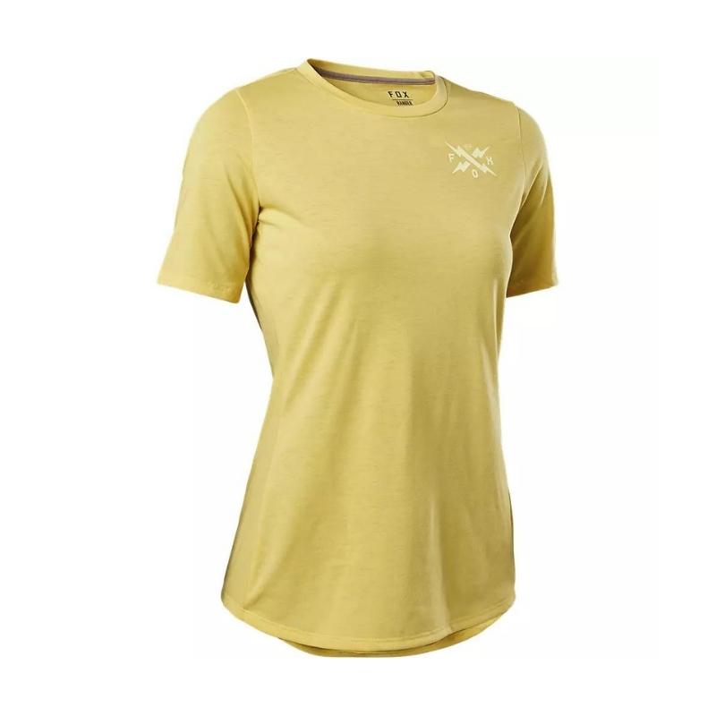 Ženski kolesarski dres FOX WM RANGER SS JERSEY CALI (PR YLW)