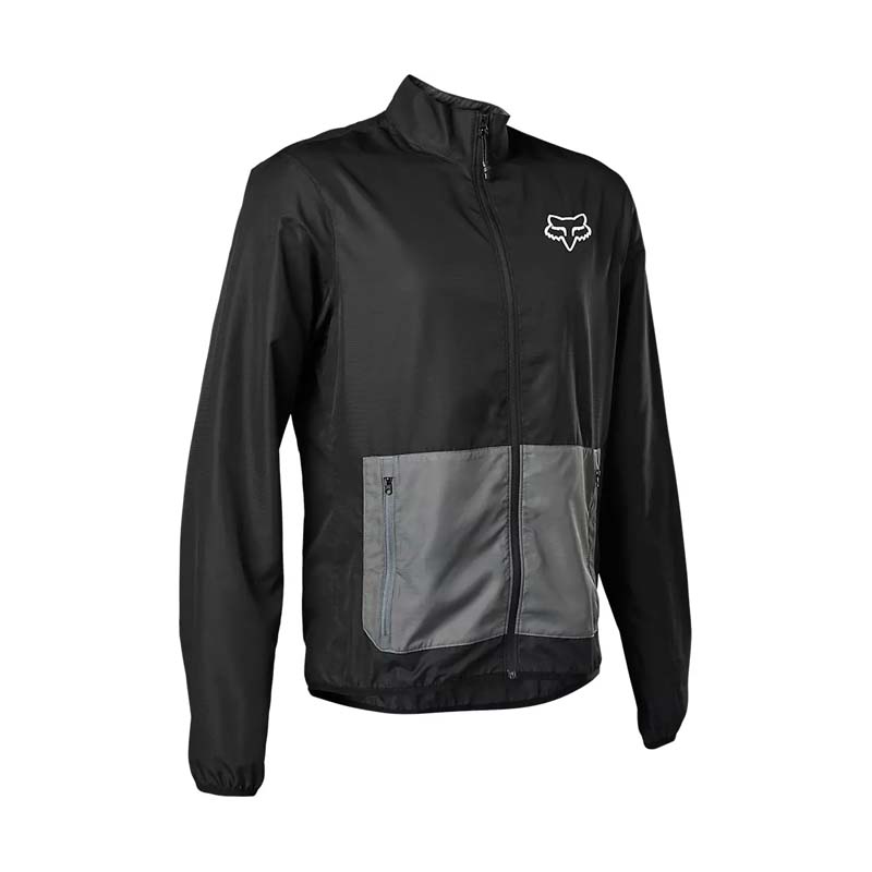 Kolesarska vetrovka FOX RANGER WIND JACKET BLACK