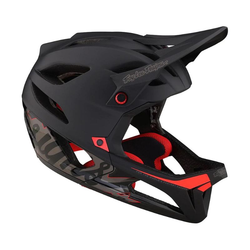 Full-face kolesarska čelada TROY LEE DESIGNS STAGE SIGNATURE BLACK