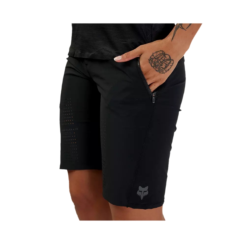 Ženske kolesarske hlače FOX Flexair Short Black