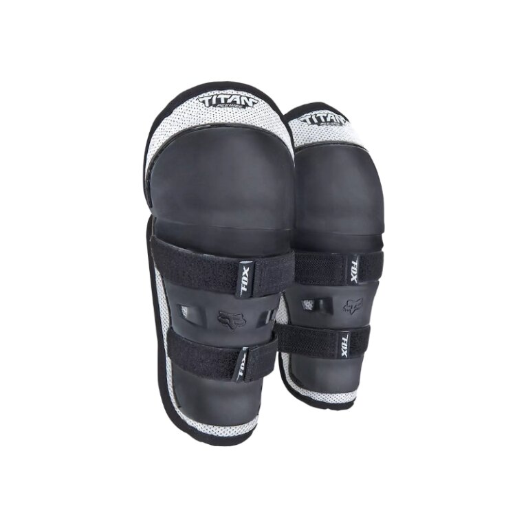Otroški ščitniki za noge FOX PeeWee Titan Knee/Shin Black Silver