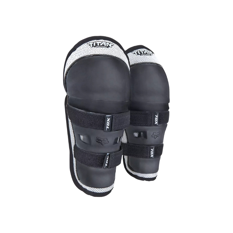 Otroški ščitniki za noge FOX PeeWee Titan Knee/Shin Black Silver