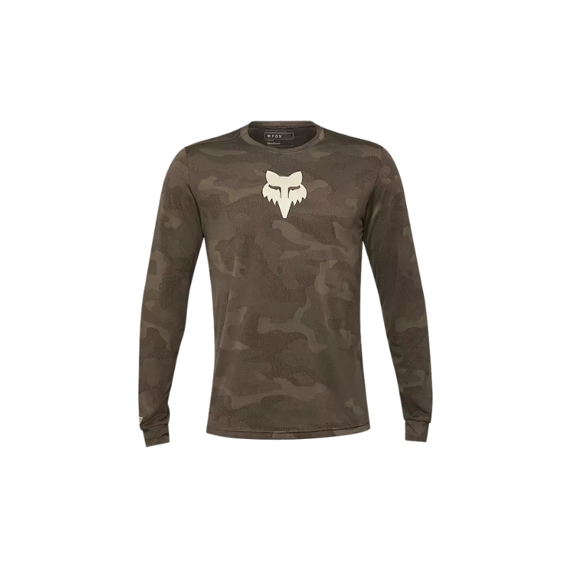 Kolesarski dres FOX Ranger TruDri LS Jersey Dirt Brown