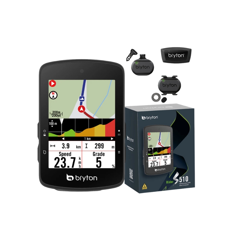 Kolesarski računalnik BRYTON Rider S510 T Sensor Bundle