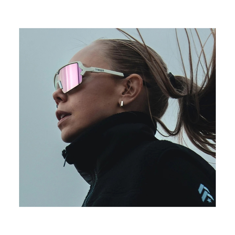 Očala TRIPOINT Lake Prespa Matt White Pink Multi