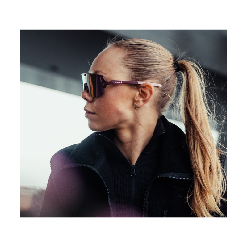 Očala TRIPOINT Lake Prespa Matt Burgundy Pink