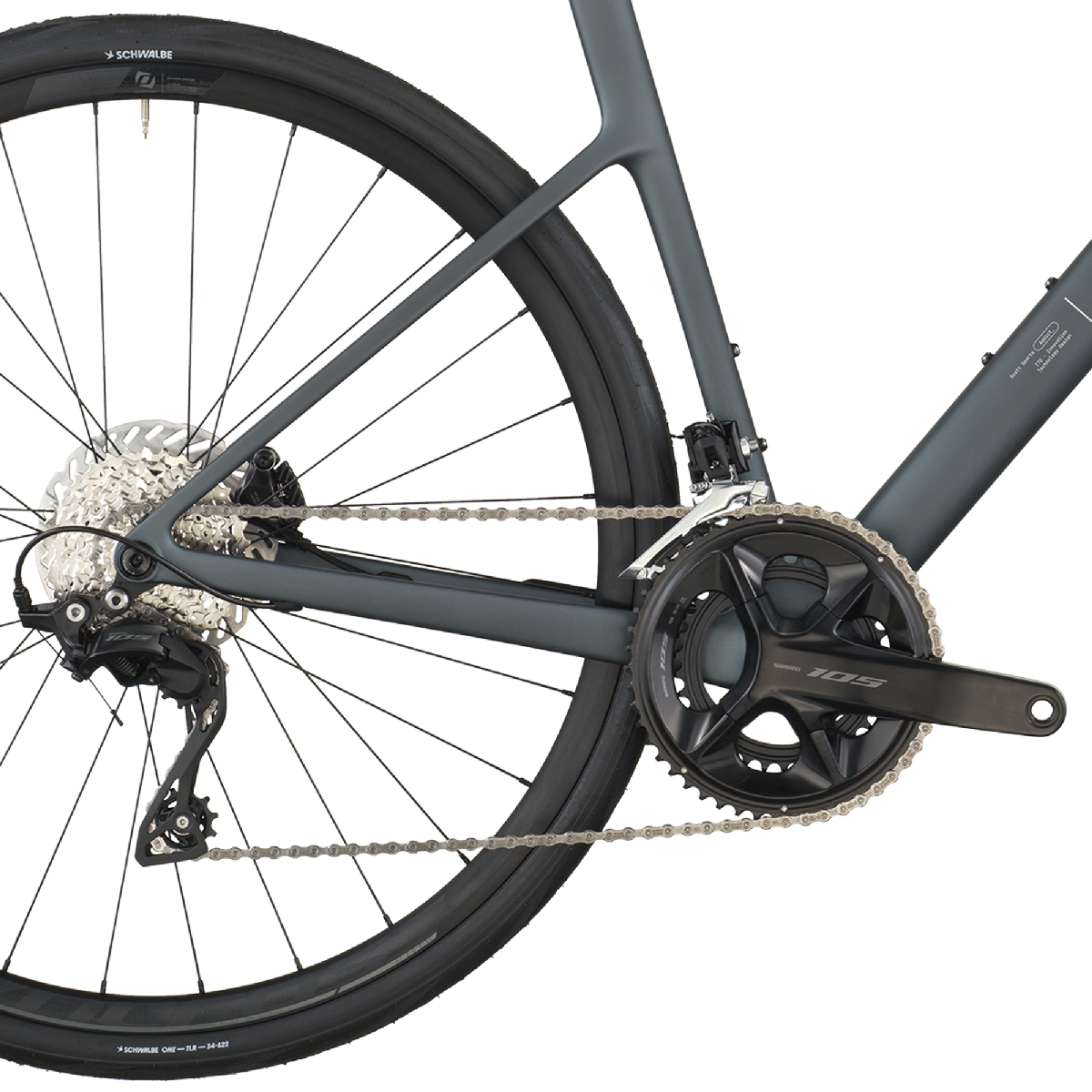 Cestno kolo SCOTT ADDICT 50 siva 2026