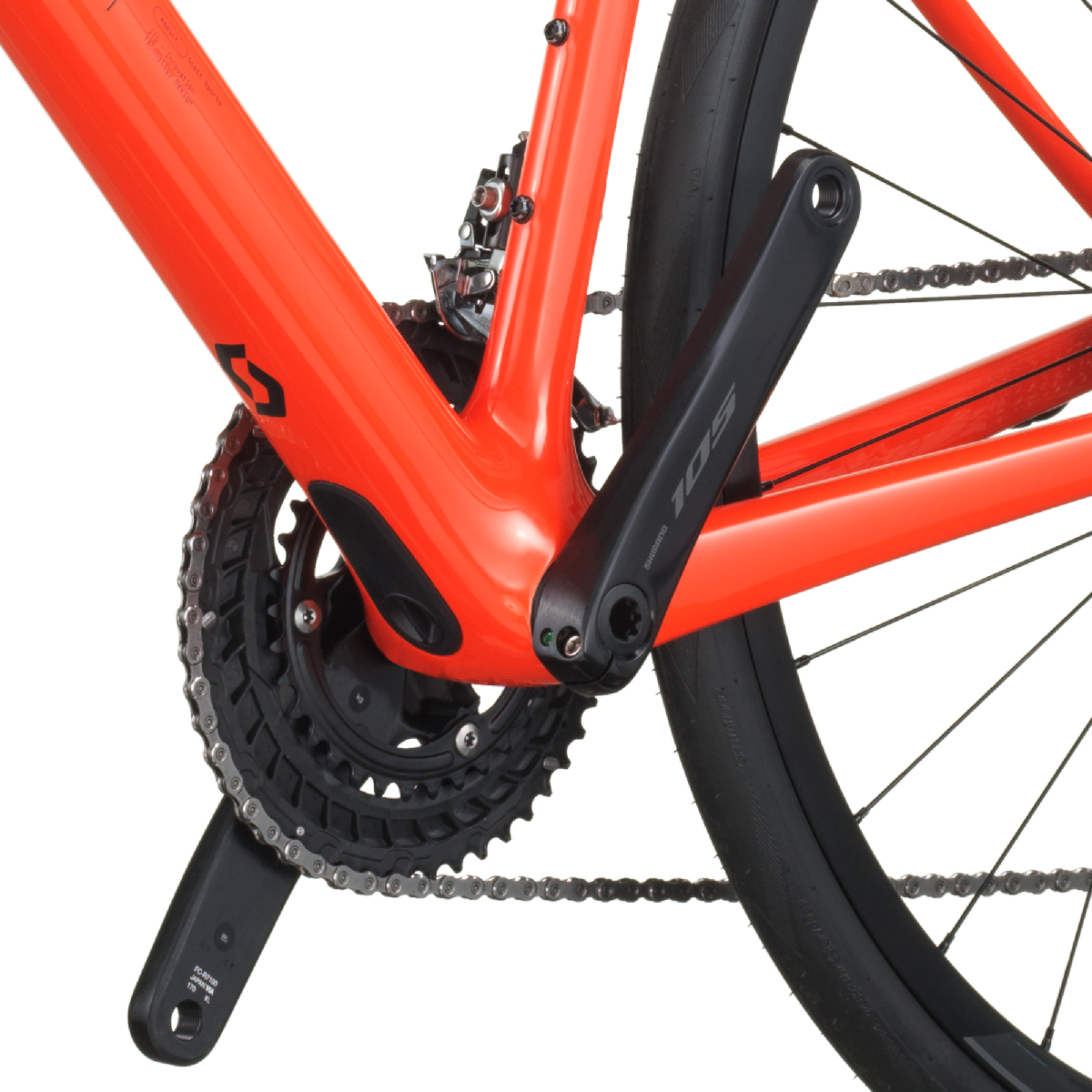 Cestno kolo SCOTT ADDICT 50 oranžna 2026