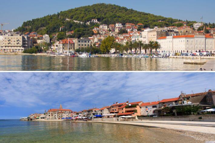 Kolesarske poti na Hrvaškem.