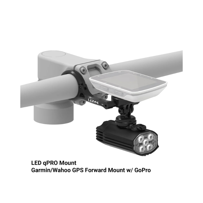 Nosilec za števec in prednjo luč LEZYNE Garmin in GoPro