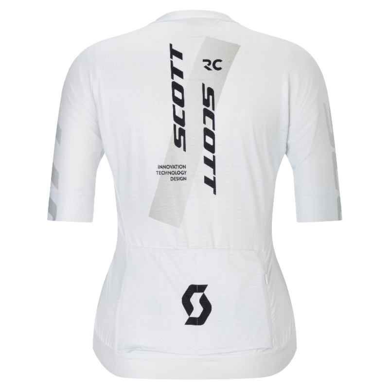 Kolesarska majica SCOTT RC Pro white spray grey ženska