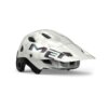 Full-face kolesarska čelada MET Parachute MIPS White Iridescent