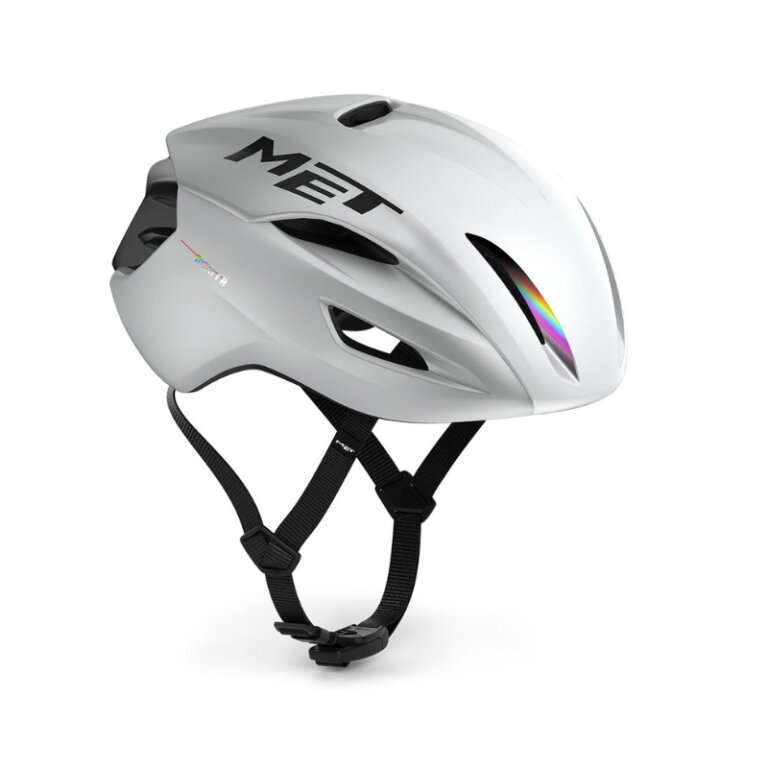 Cestna kolesarska čelada MET Manta MIPS White Holographic