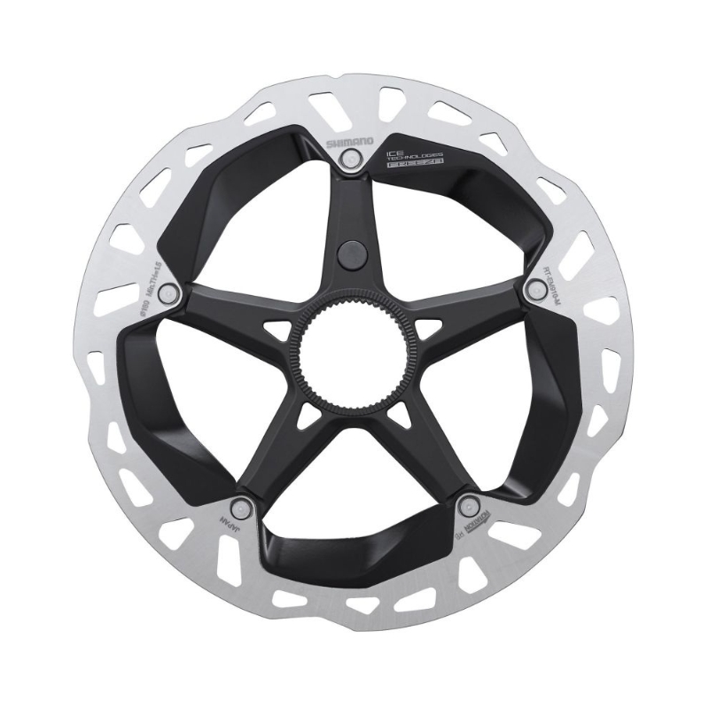 Zavorni rotor z magnetom SHIMANO RT-EM910 Ice Tech Freeza Center Lock